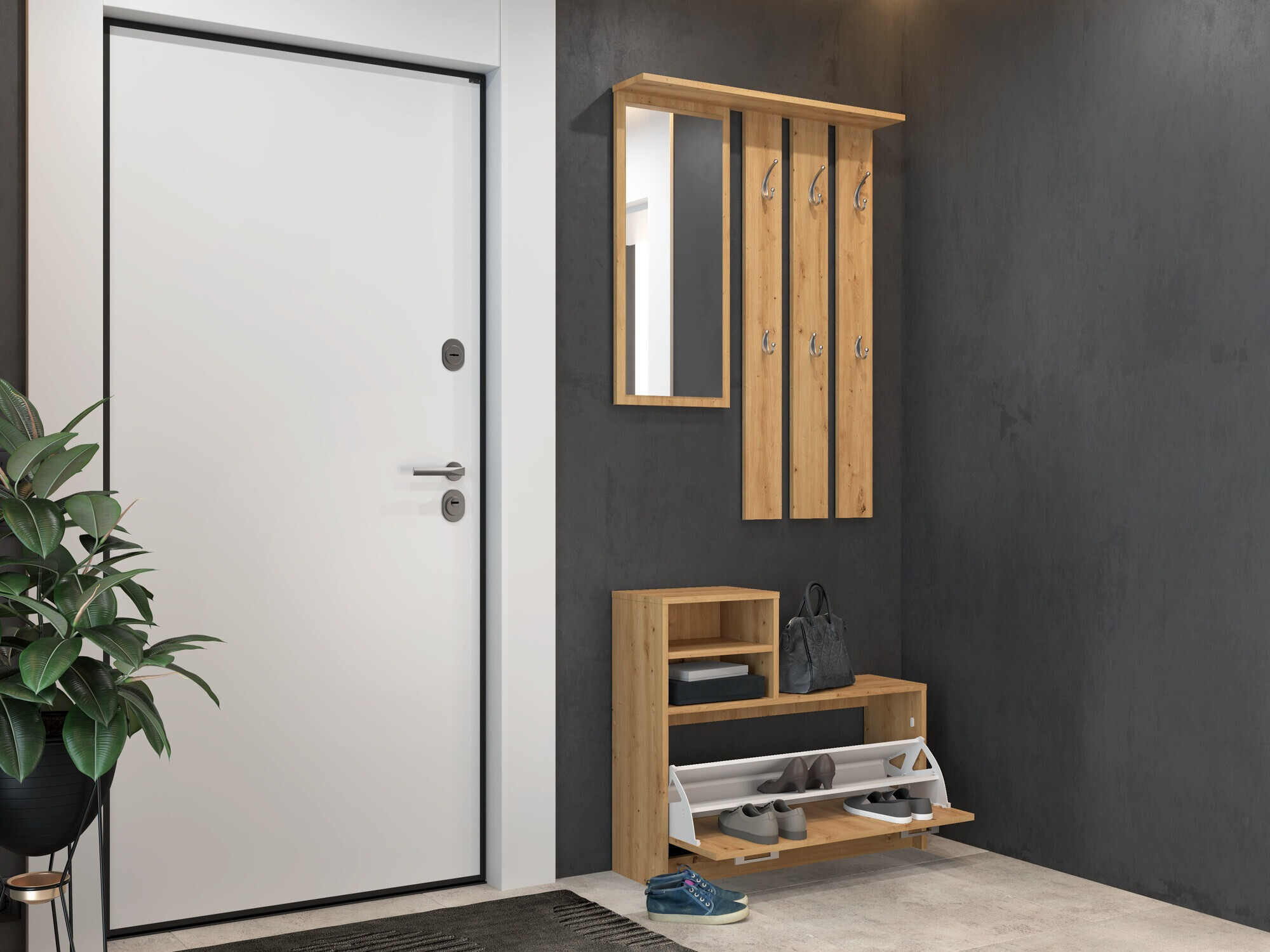 Esikukomplekt Mandeville 144 (Artisan tamm)