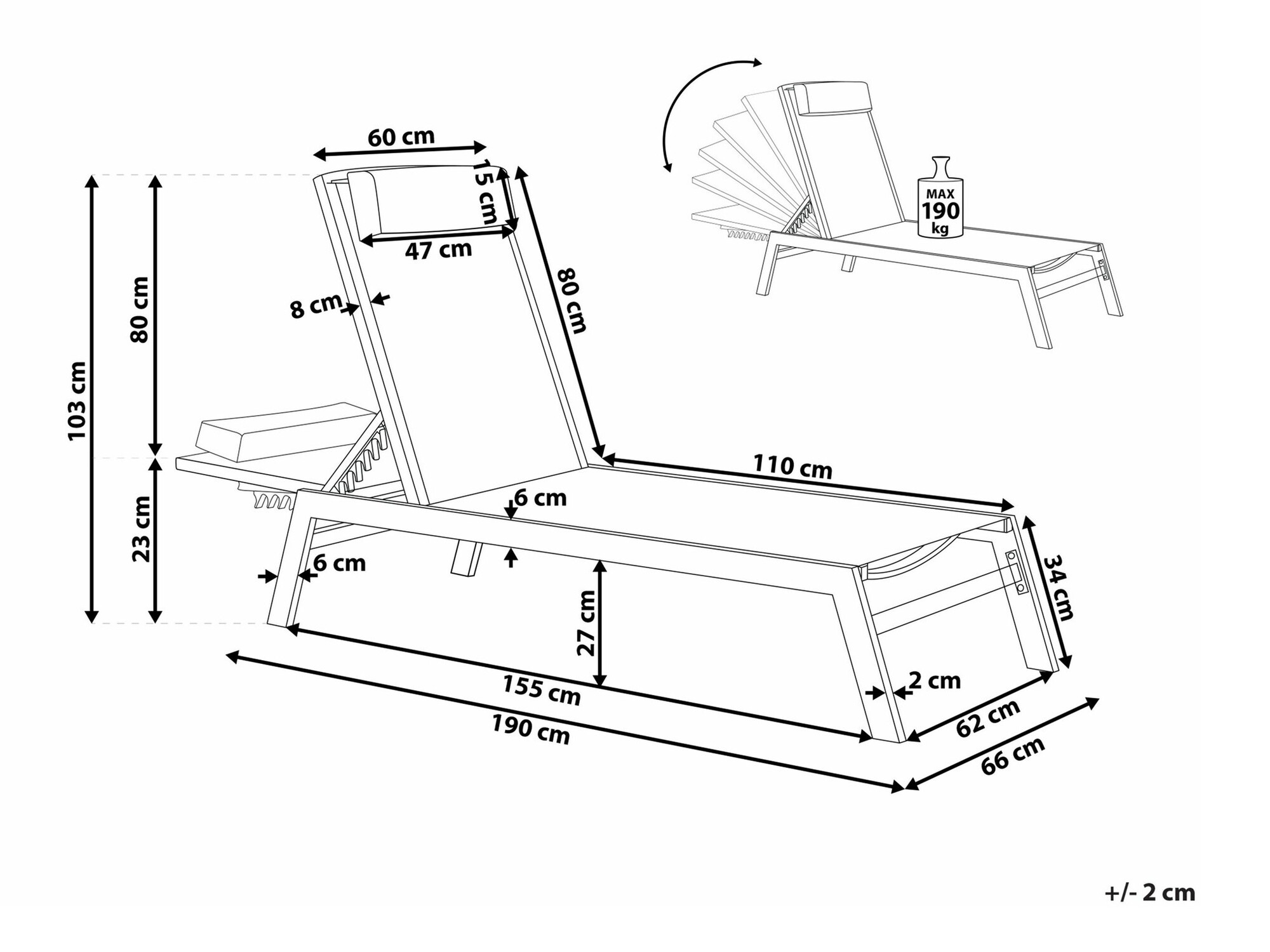 Lamamistool Berwyn 1971 (Valge)