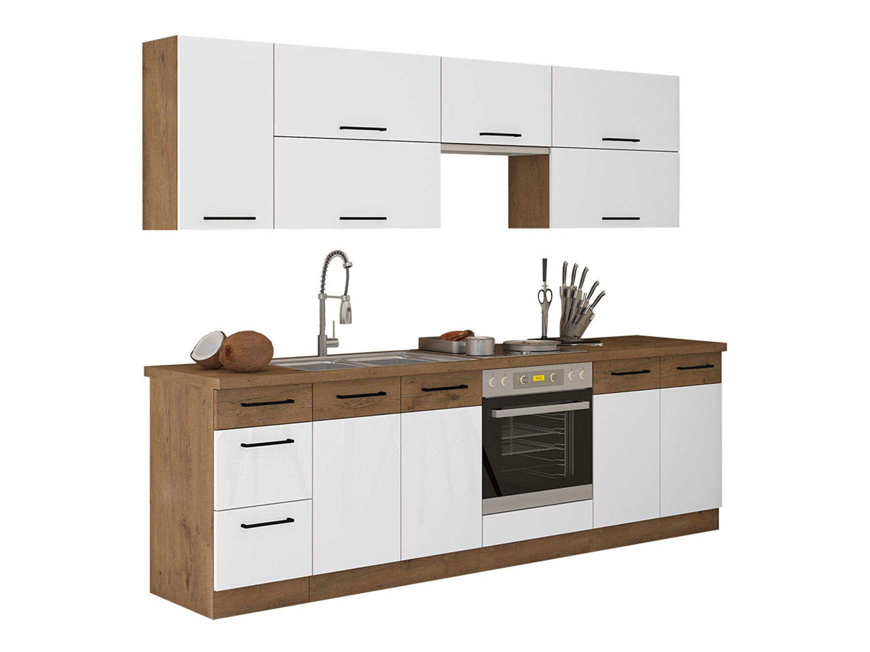 Moodul köögikomplekt Wood White 138