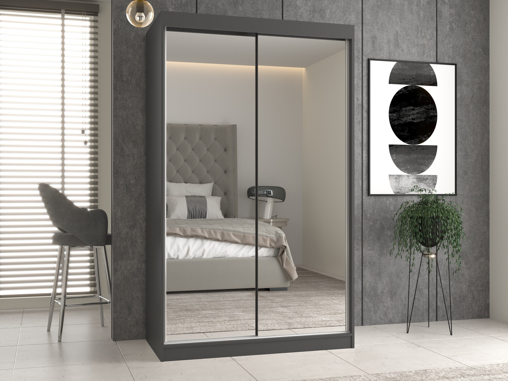 Riidekapp Mandeville 158 (Antratsiit)