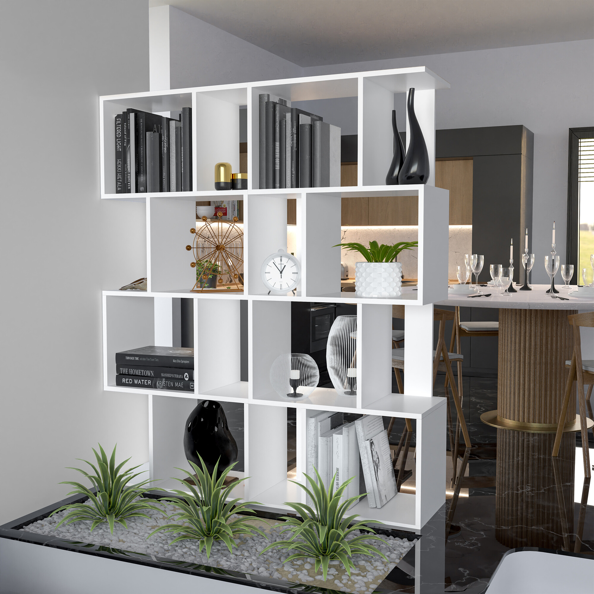 Riiul Mandeville 160 (Valge)