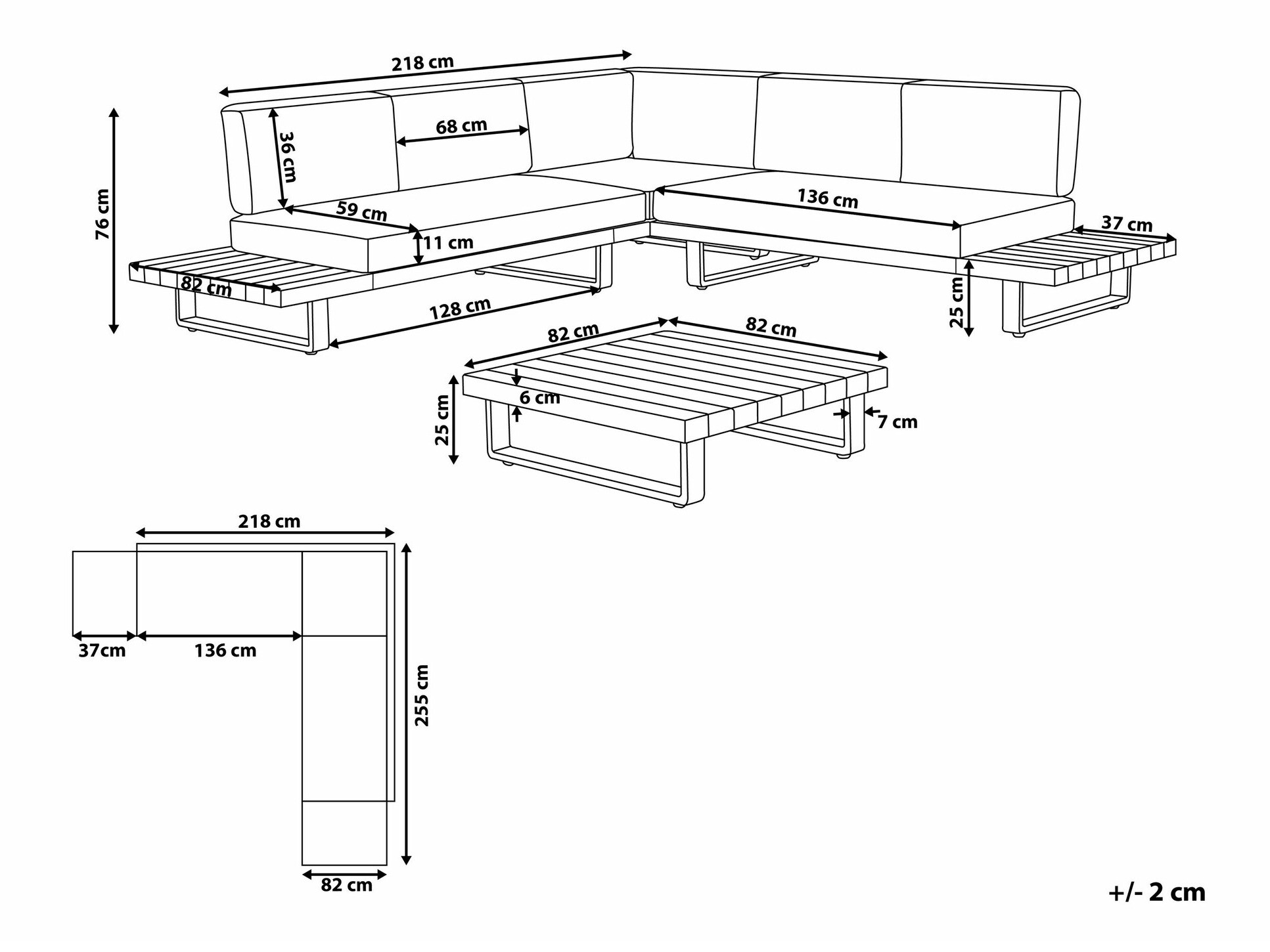Aiamööblikomplekt Berwyn 1987 (Hall + Ere puit)
