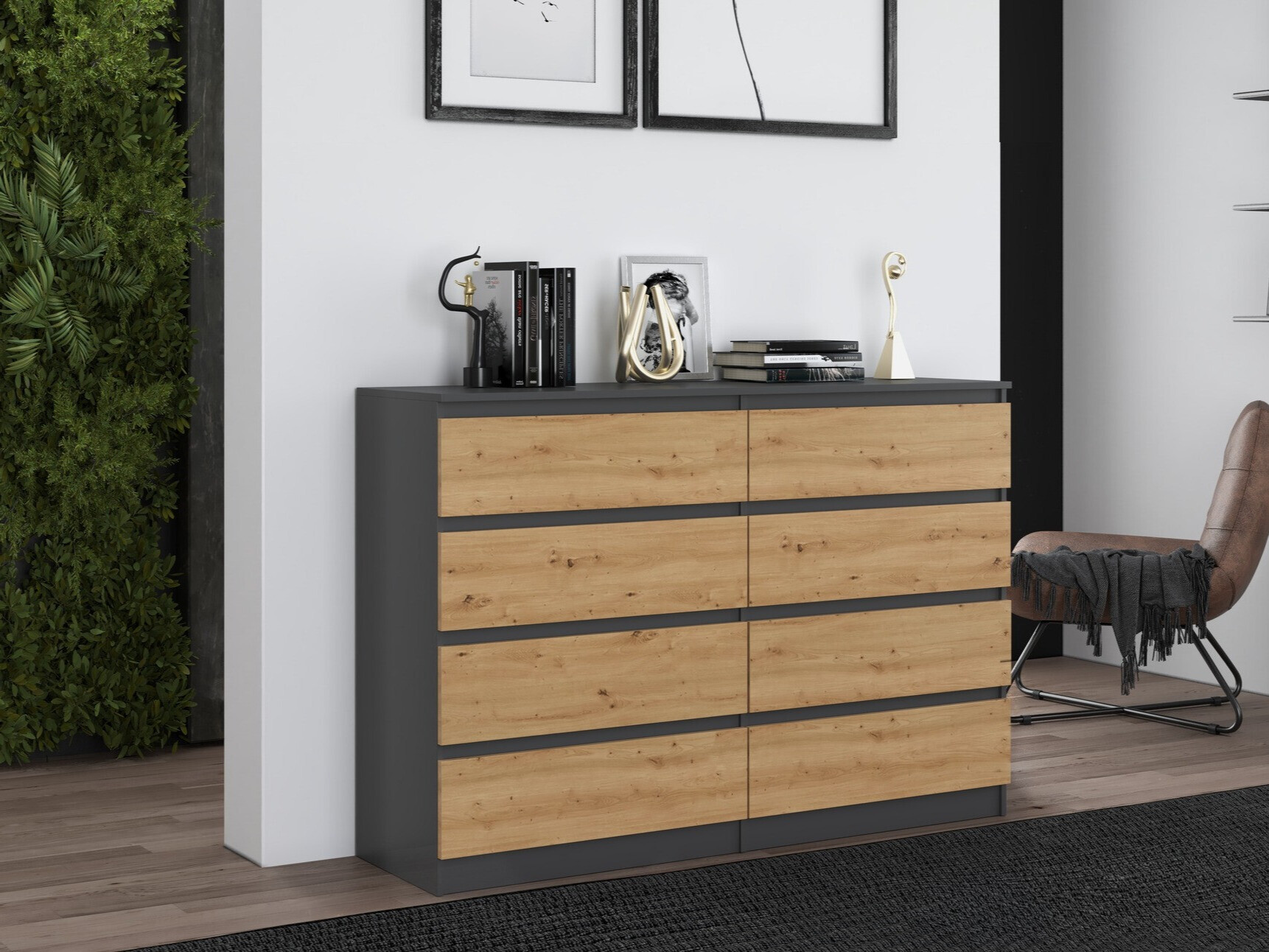 Kummut Elbvelu 100 (Antratsiit + Artisan tamm)