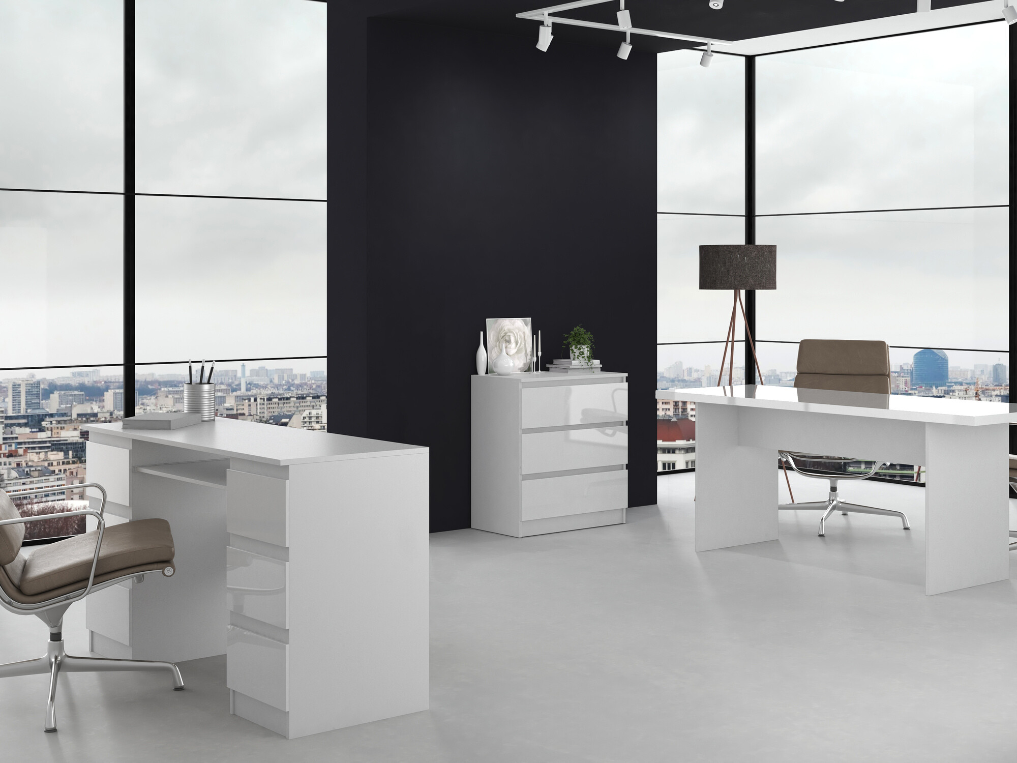 Kummut Elbvelu 106 (Läikiv valge)