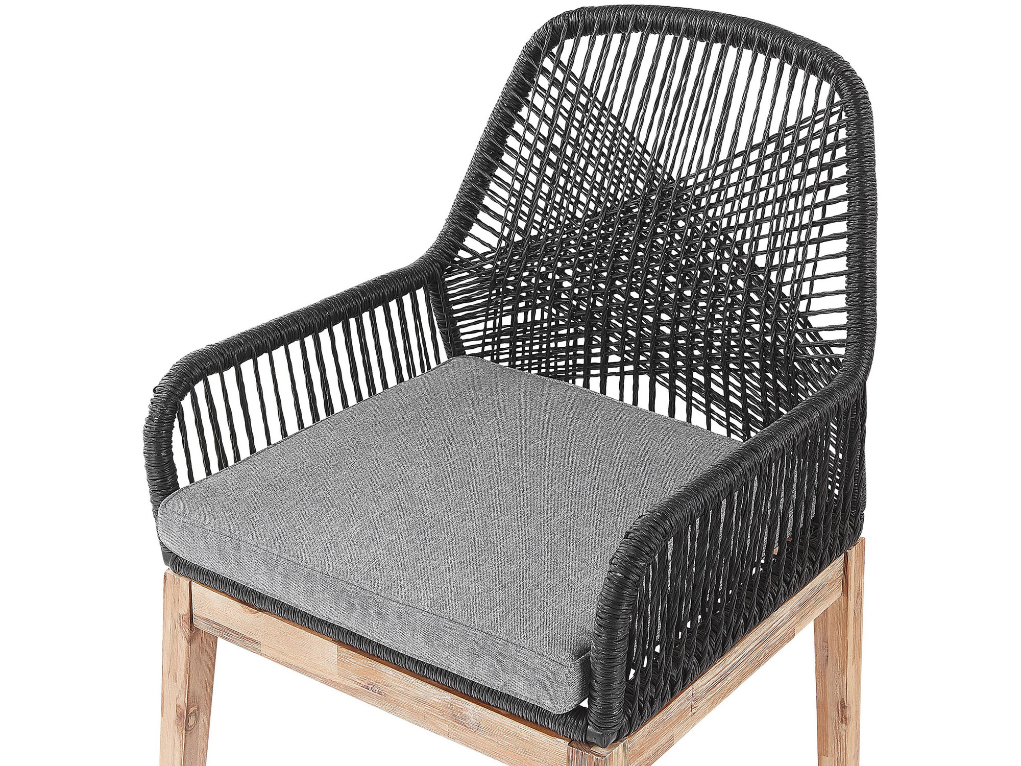 Laua ja toolide komplekt Nolsoro 105 (Must)