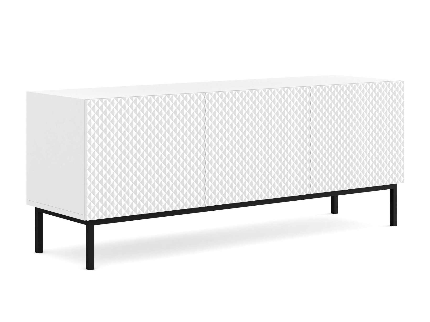 TV-alus Odelomu 101 (Valge + Läikiv valge)