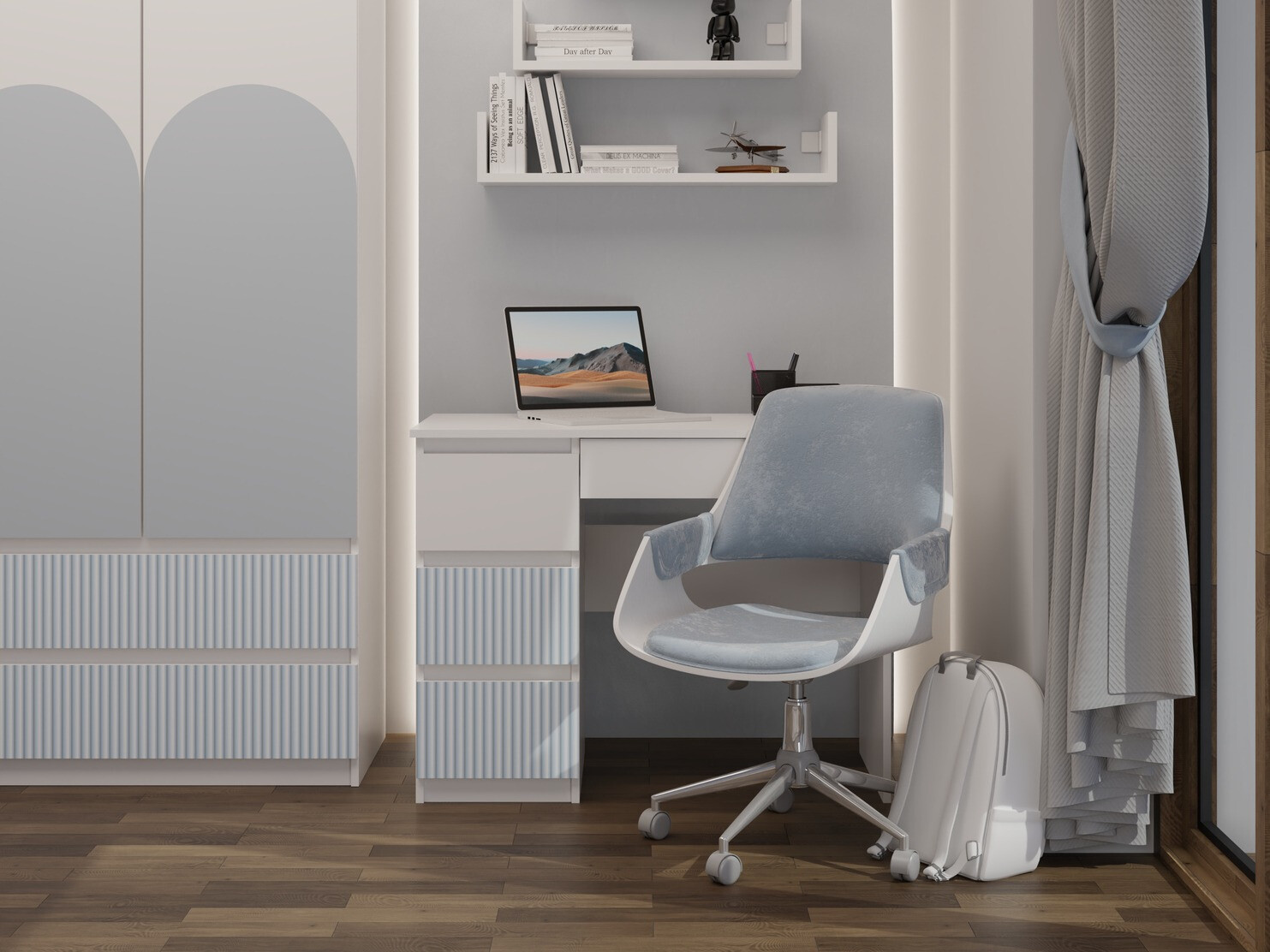 Kirjutuslaud Mortore 104 (Sinine)