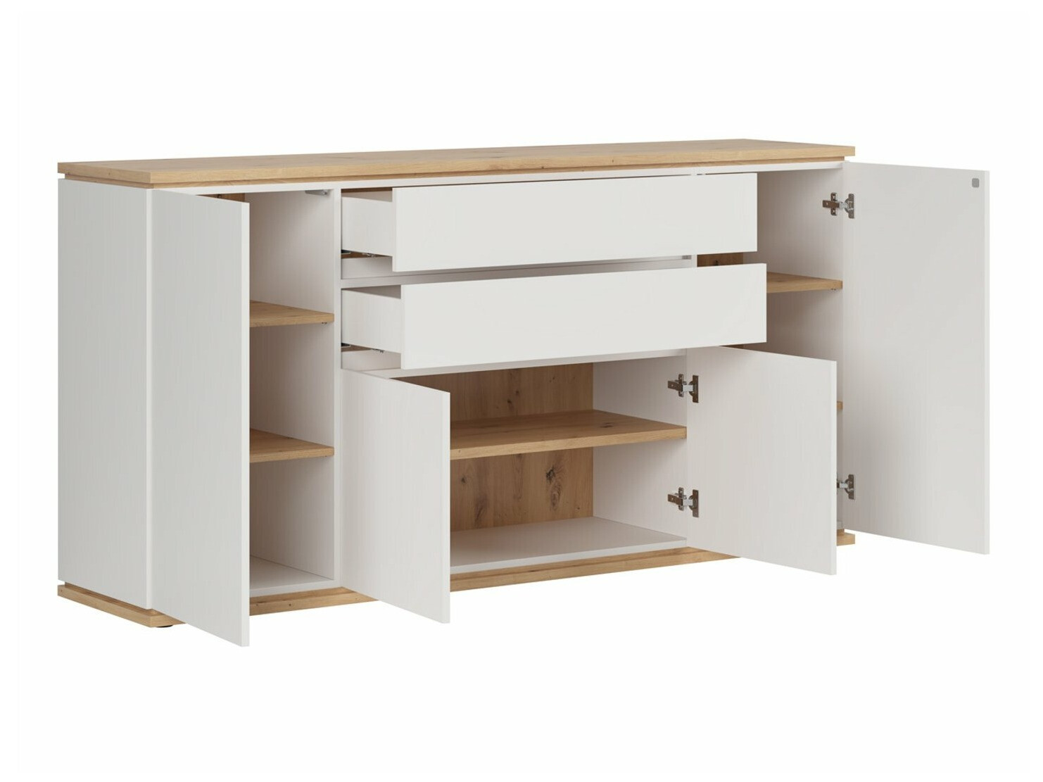 Kummut Cirfelo 101 (Valge + Artisan tamm)