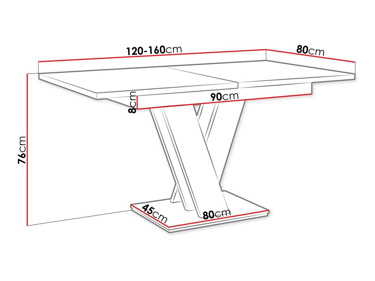 Laud Goodyear 104 (Valge + Betoon)