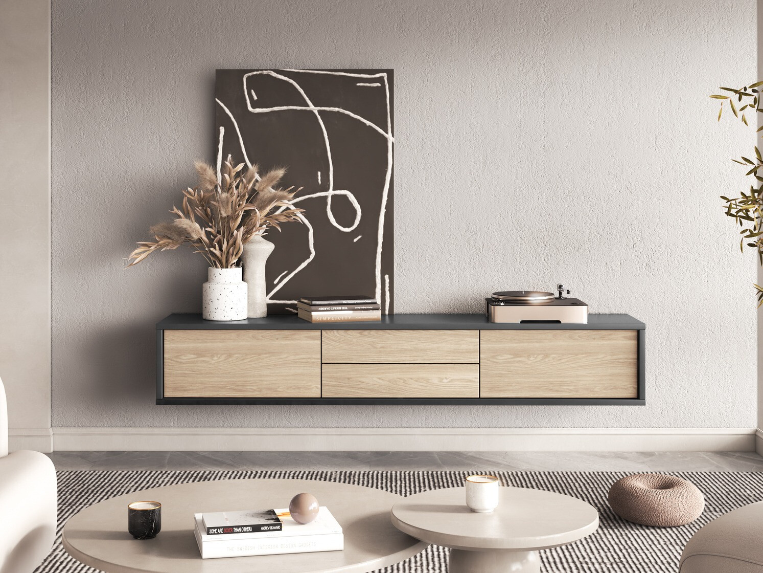 TV-alus Austin 325 (Antratsiit + Tamm)