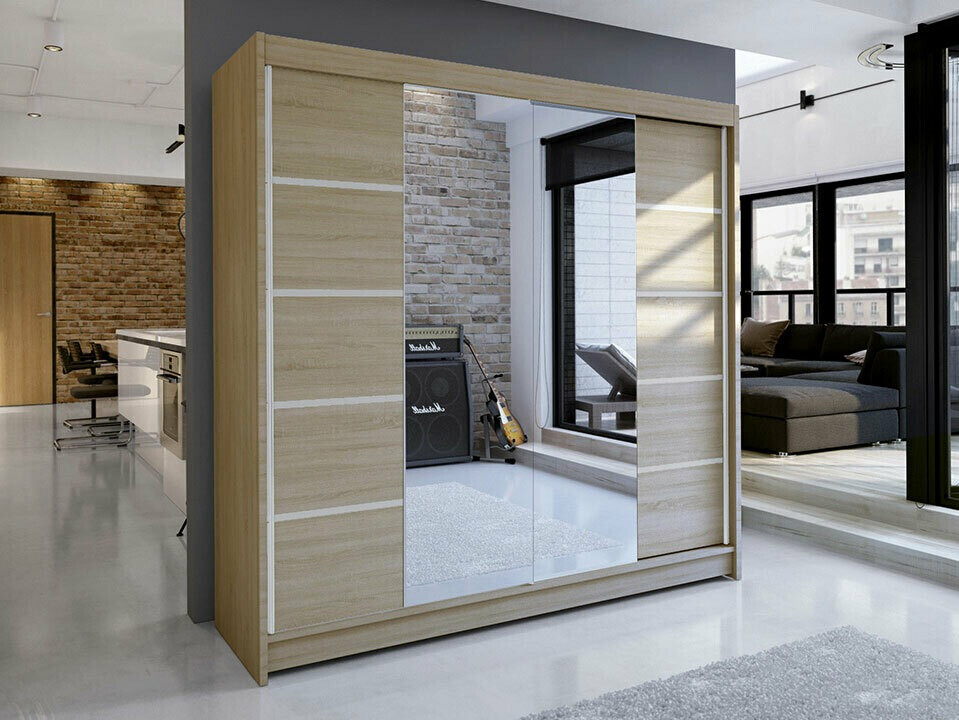 Riidekapp Closico 154 (Sonoma tamm)