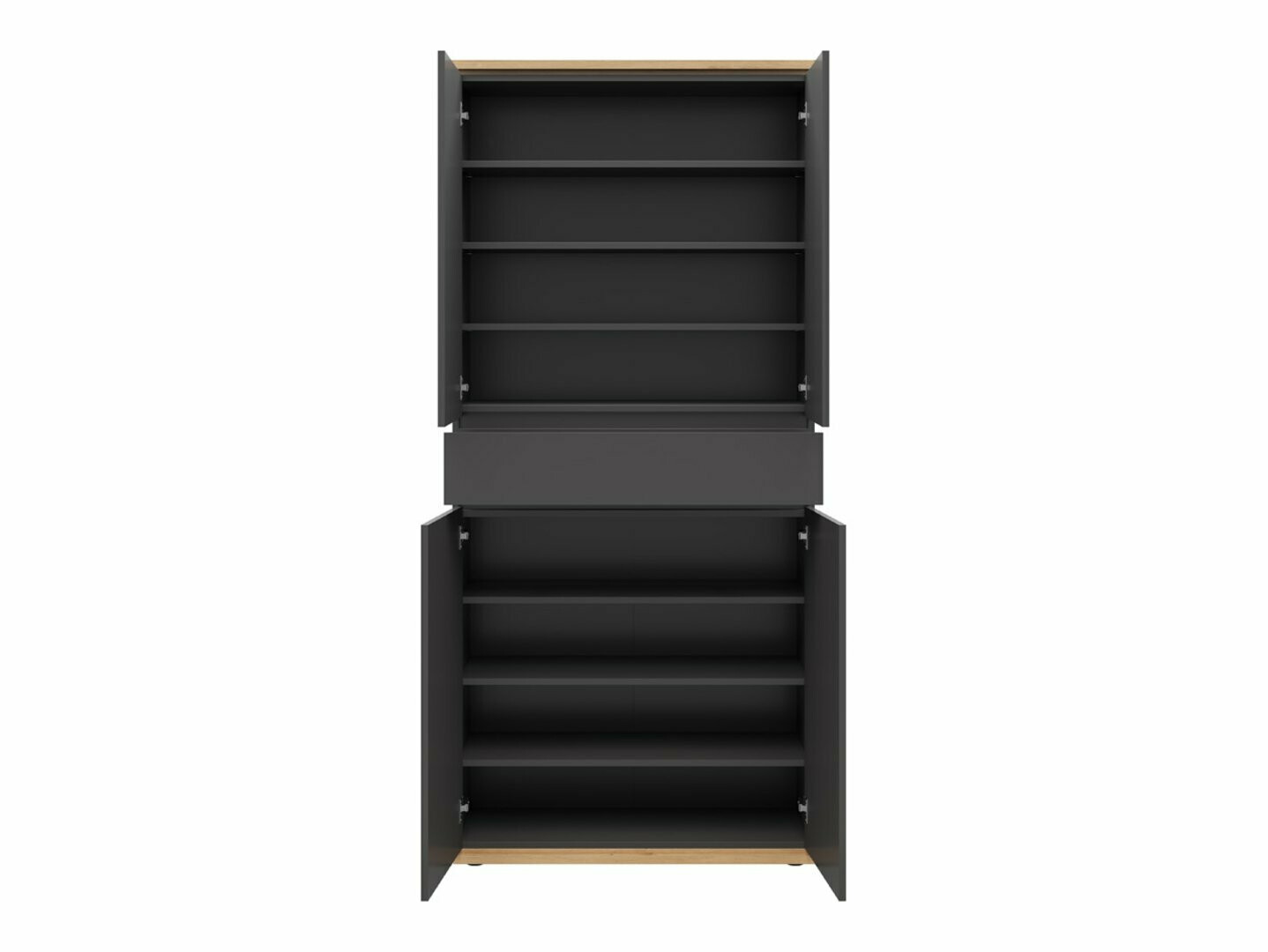 Riiul Cirfelo 103 (Grafiit + Artisan tamm)