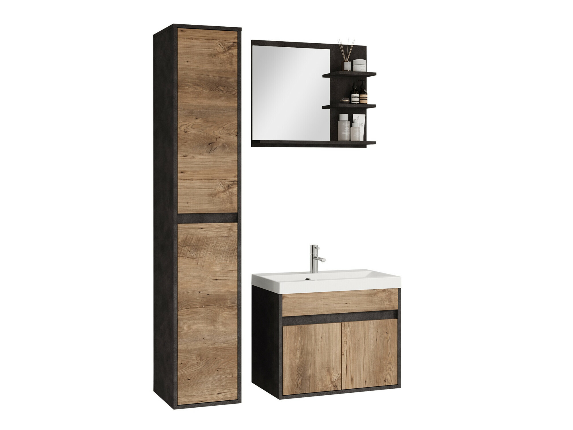 Vannitoakomplekt Sarasota 168 (Matera hall + Kastan)