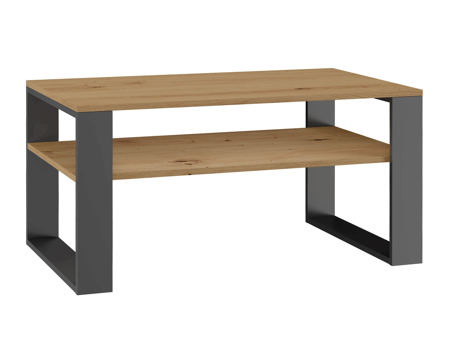 Diivanilaud Mandeville 208 (Artisan tamm + Antratsiit)