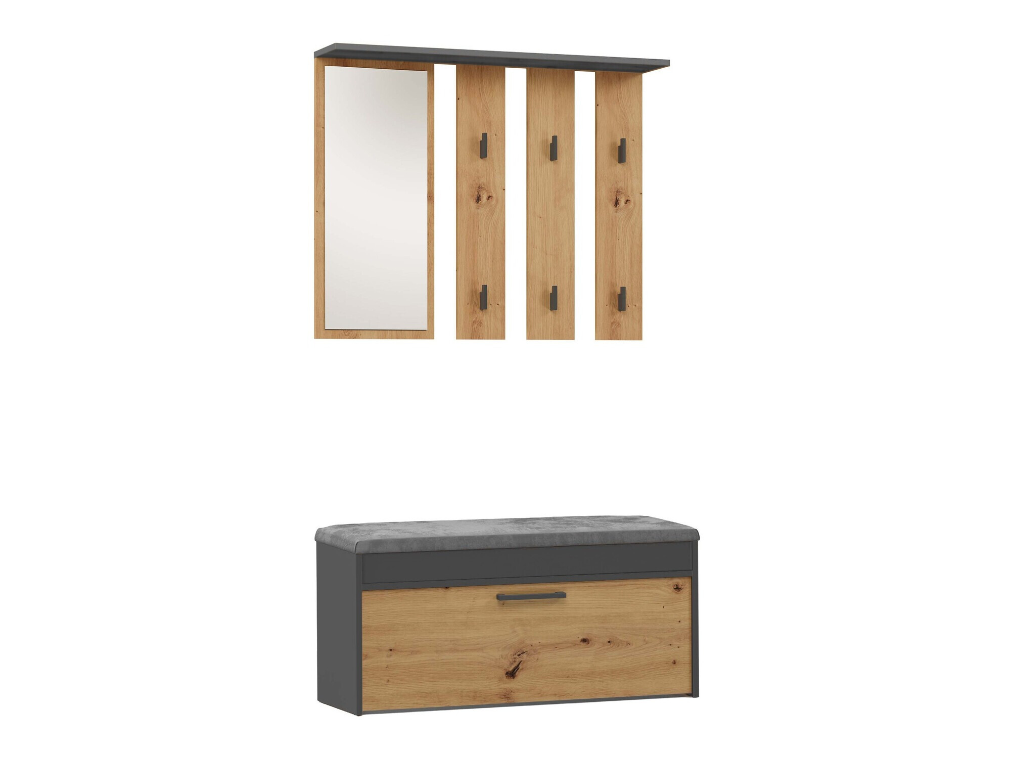 Esikukomplekt Mandeville 218 (Antratsiit + Artisan tamm)