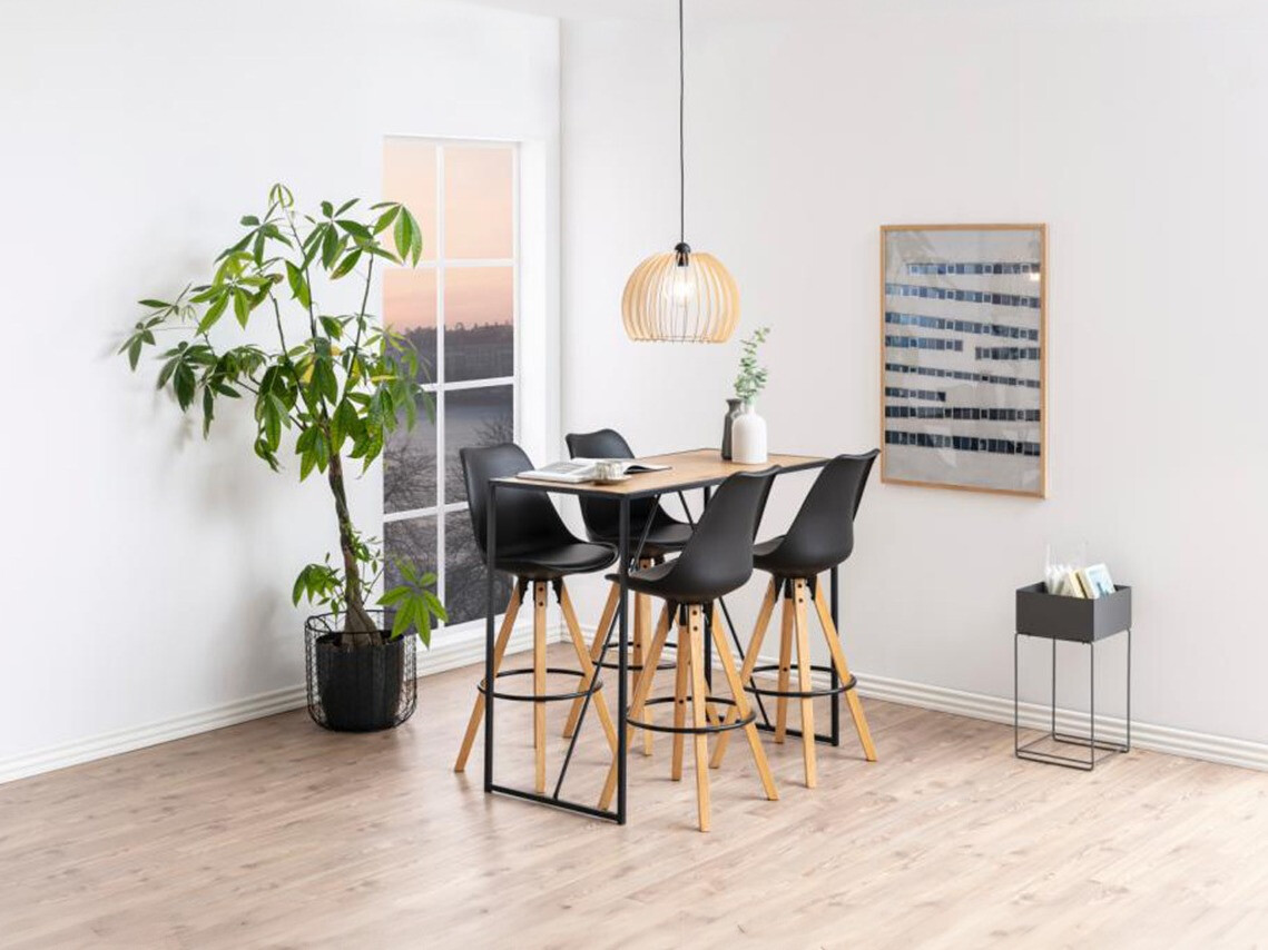 Söögitoakomplekt Norsica 517 (Must + Ere puit)