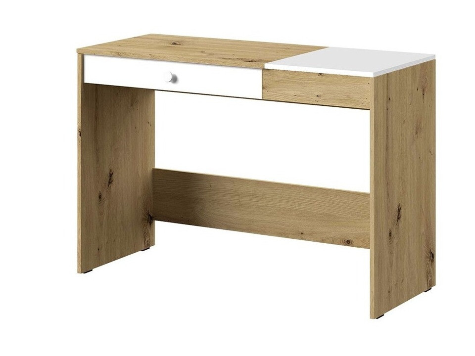 Kirjutuslaud Almira 109 (Artisan tamm + Valge)