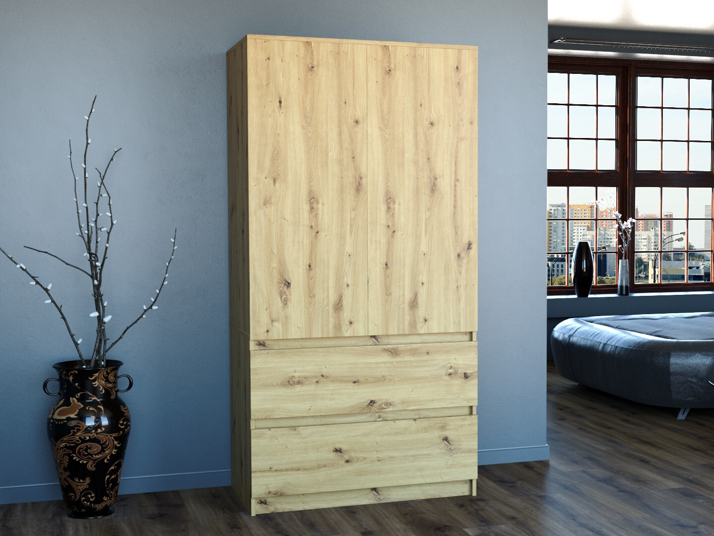 Riidekapp Elbvelu 116 (Artisan tamm)