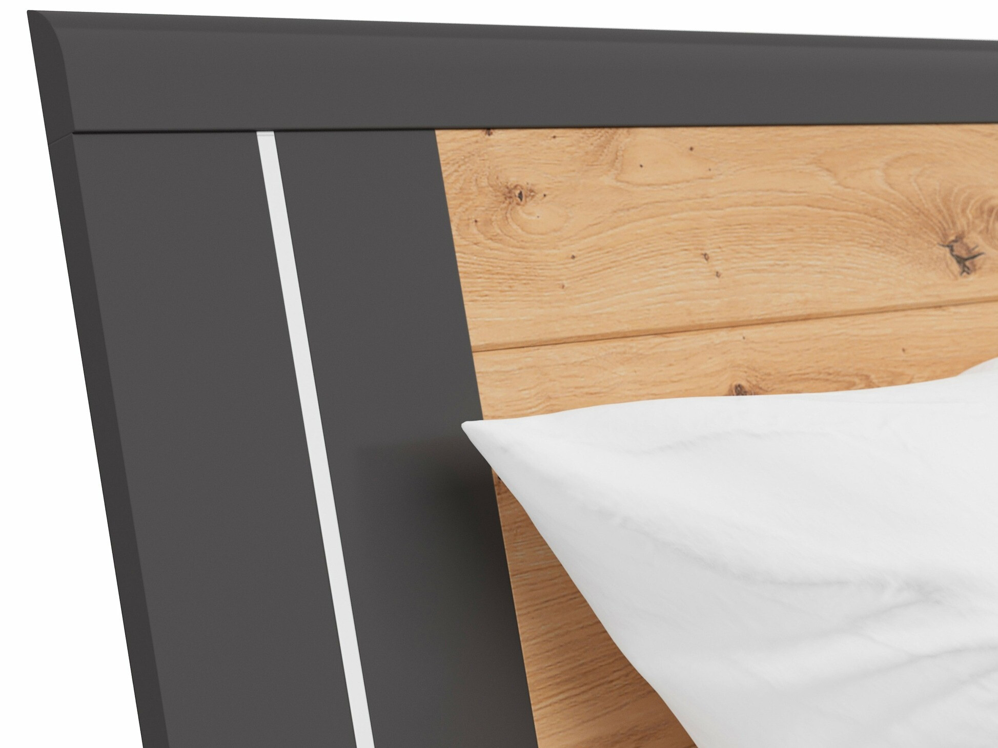 Voodi Nolalo 103 (Artisan tamm + Grafiit)