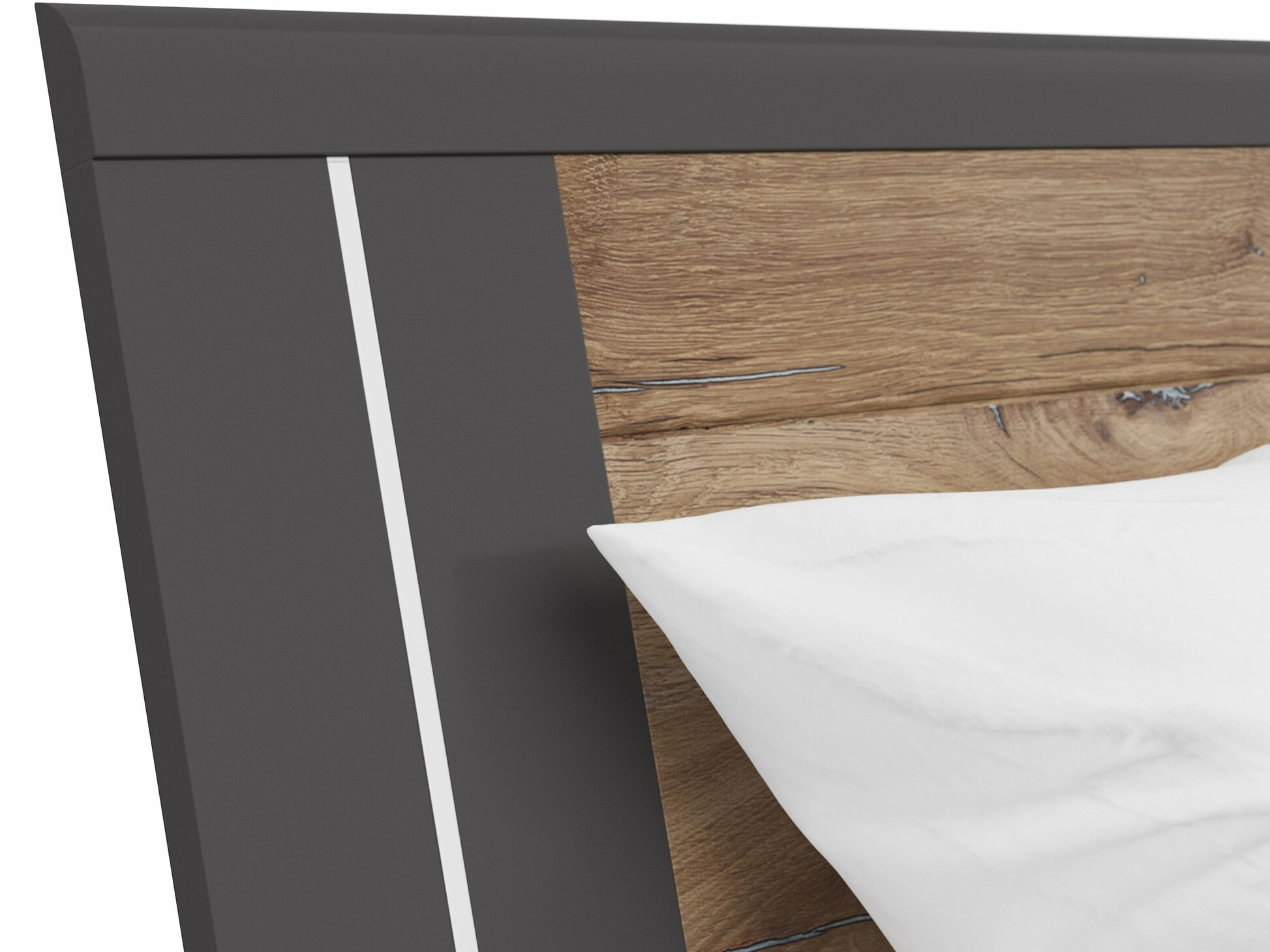 Voodi Nolalo 103 (Tume tamm + Grafiit)