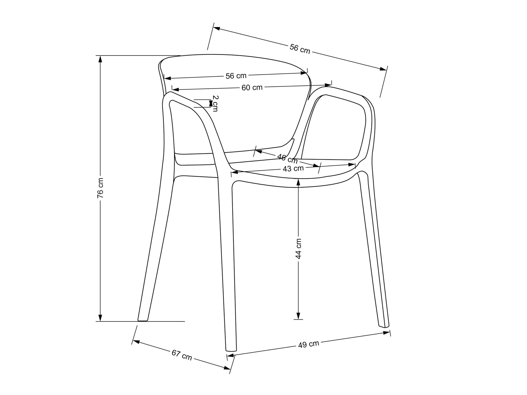 Tool Houston 1736 (Valge)