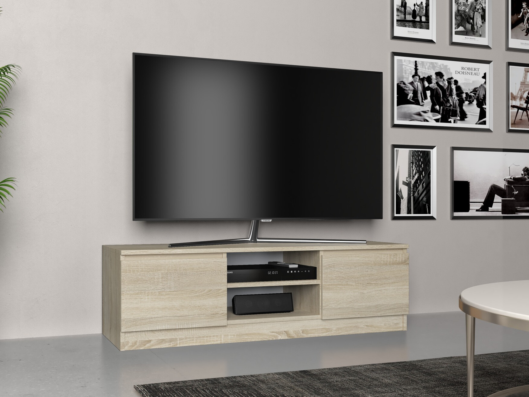 TV-alus Elbvelu 123 (Sonoma tamm)