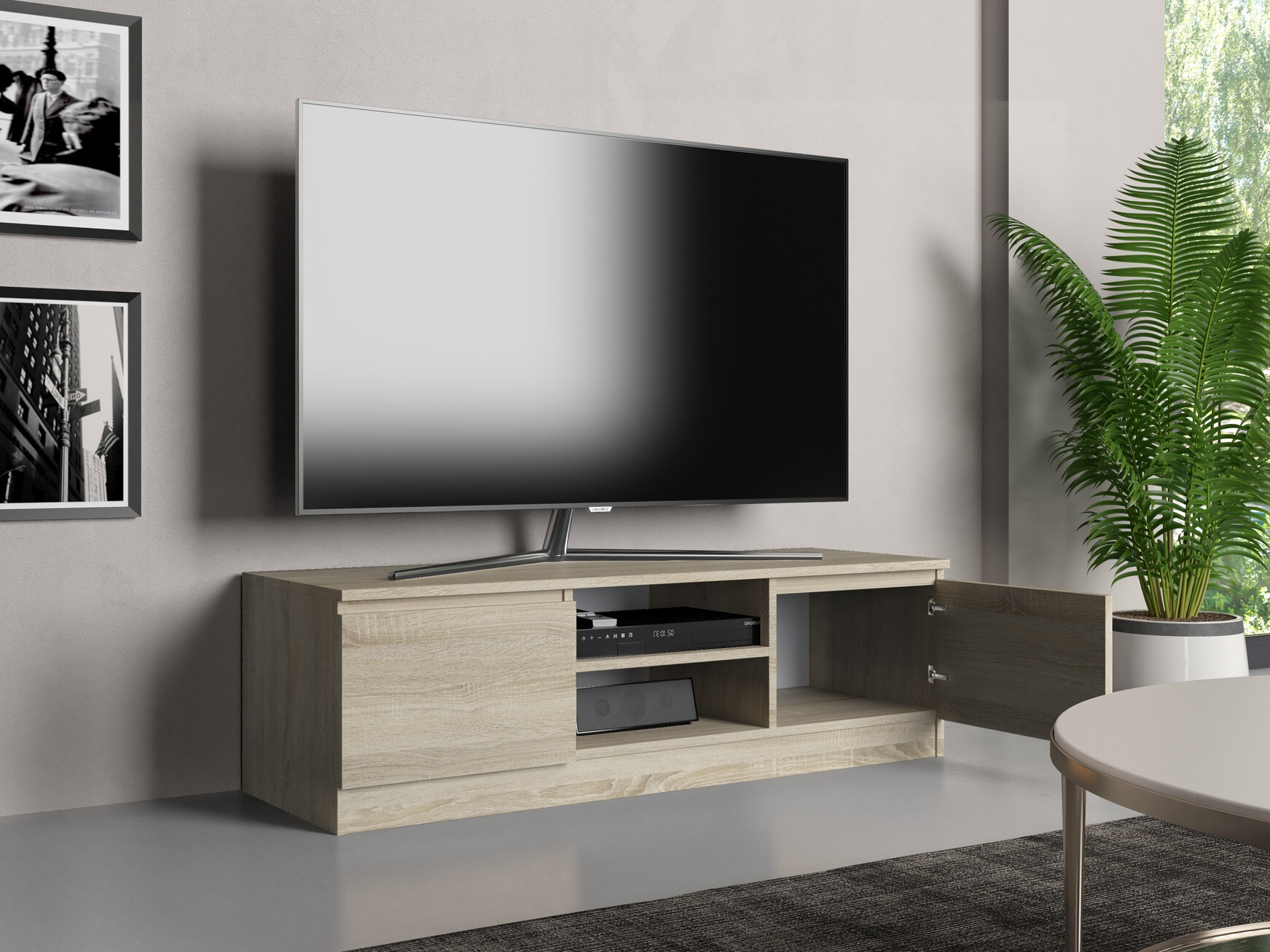 TV-alus Elbvelu 123 (Sonoma tamm)