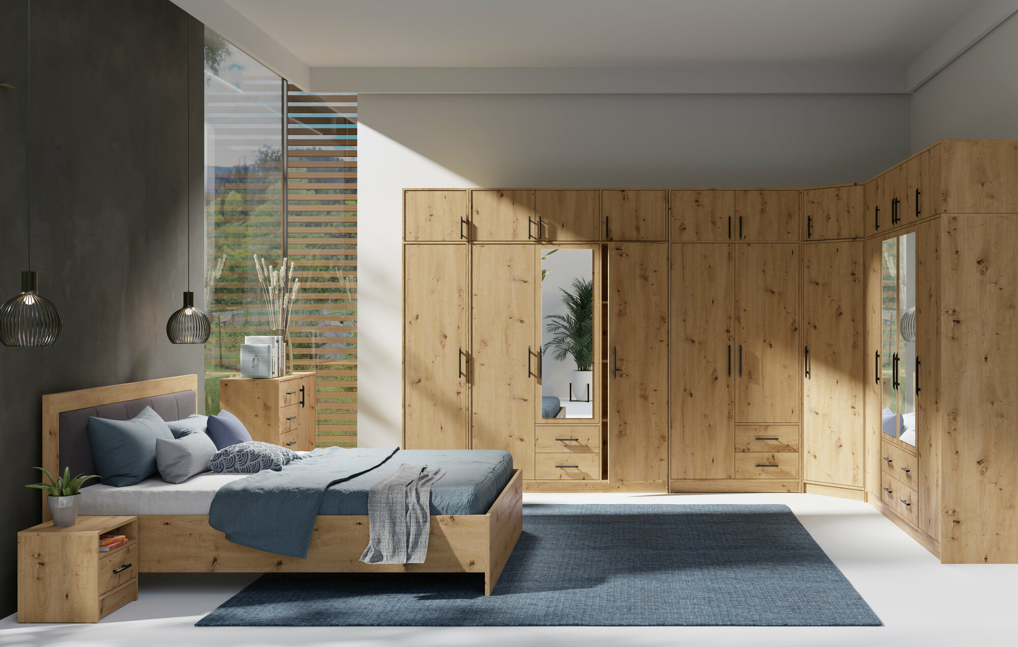 Riidekapp Cavmero 105 (Artisan tamm)