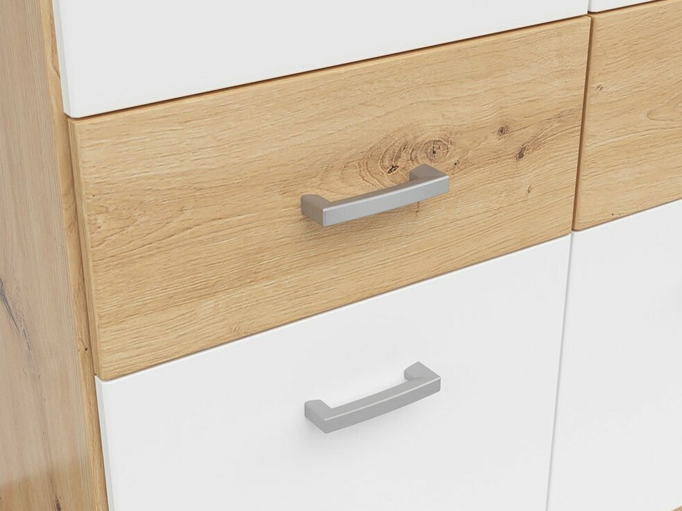 Riidekapp Boston 533 (Artisan tamm + Valge)