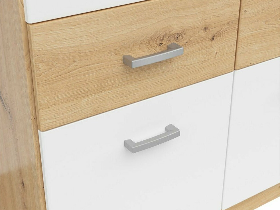 Riidekapp Boston 533 (Artisan tamm + Valge)