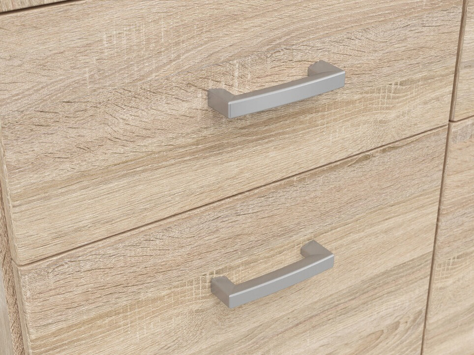 Riidekapp Boston 534 (Sonoma tamm + Valge)