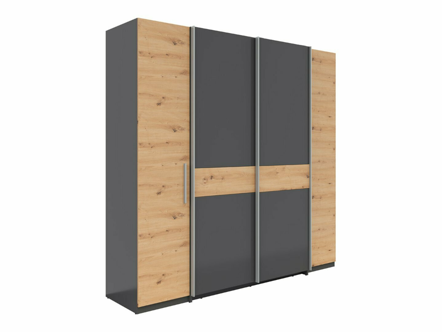 Riidekapp Boston 541 (Artisan tamm + Grafiit)