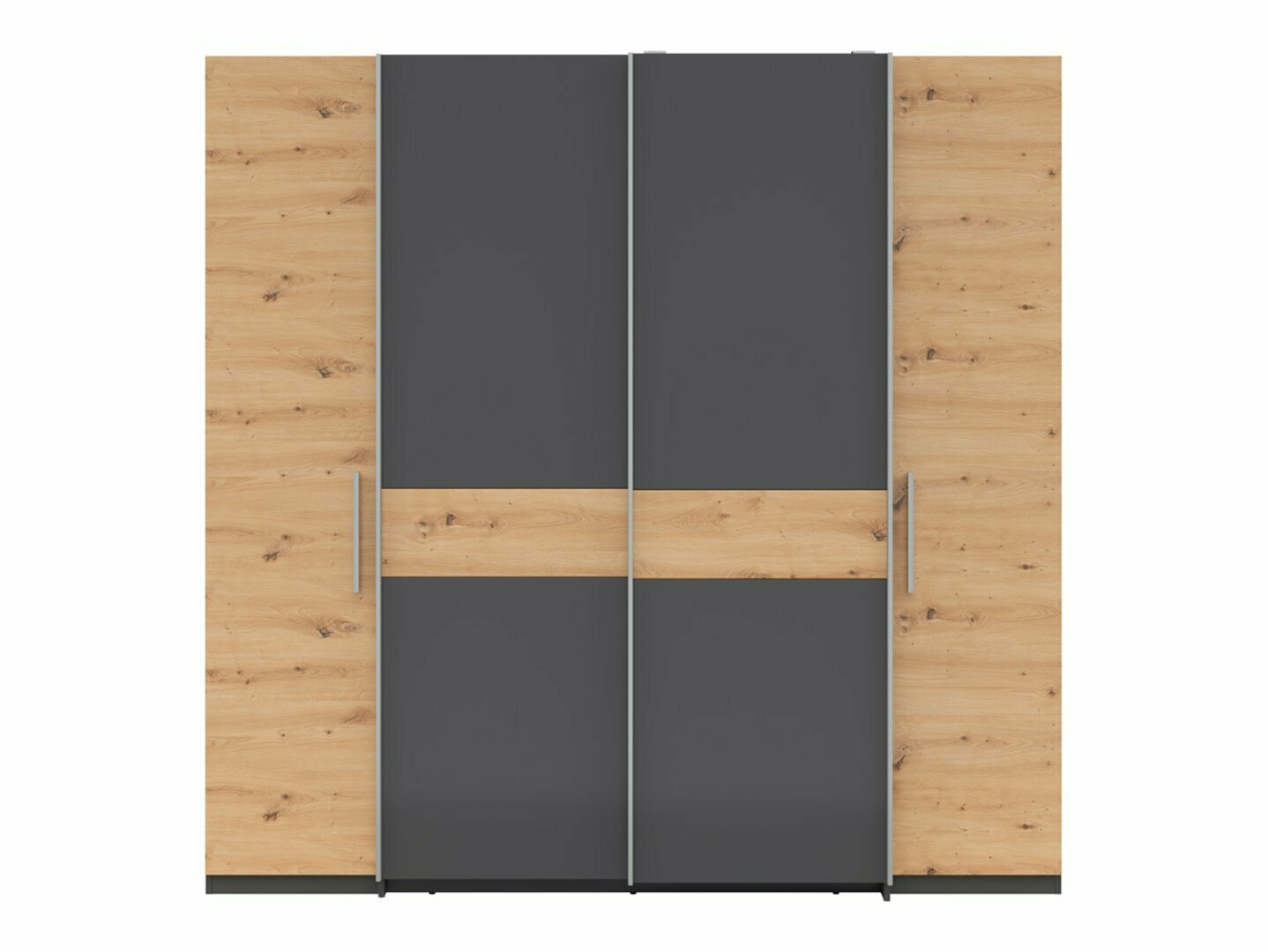 Riidekapp Boston 541 (Artisan tamm + Grafiit)