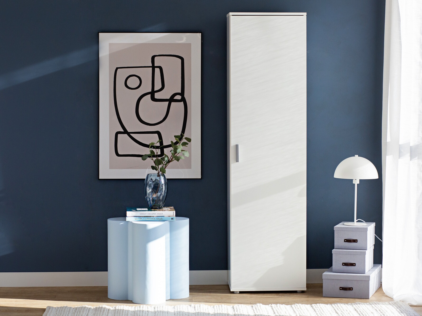 Riiul Bristol 200 (Valge)