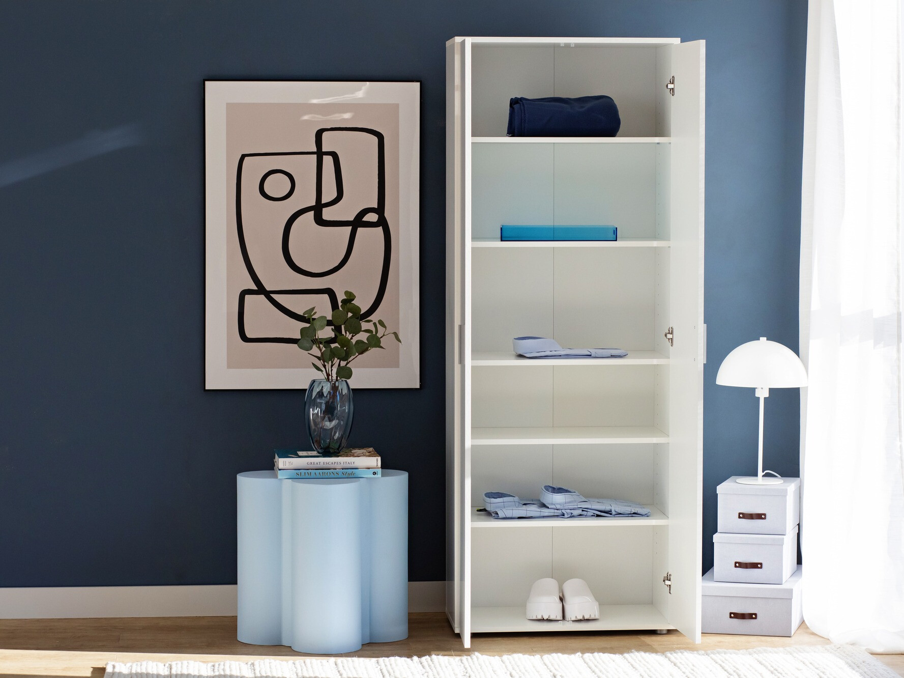 Riiul Bristol 201 (Valge)