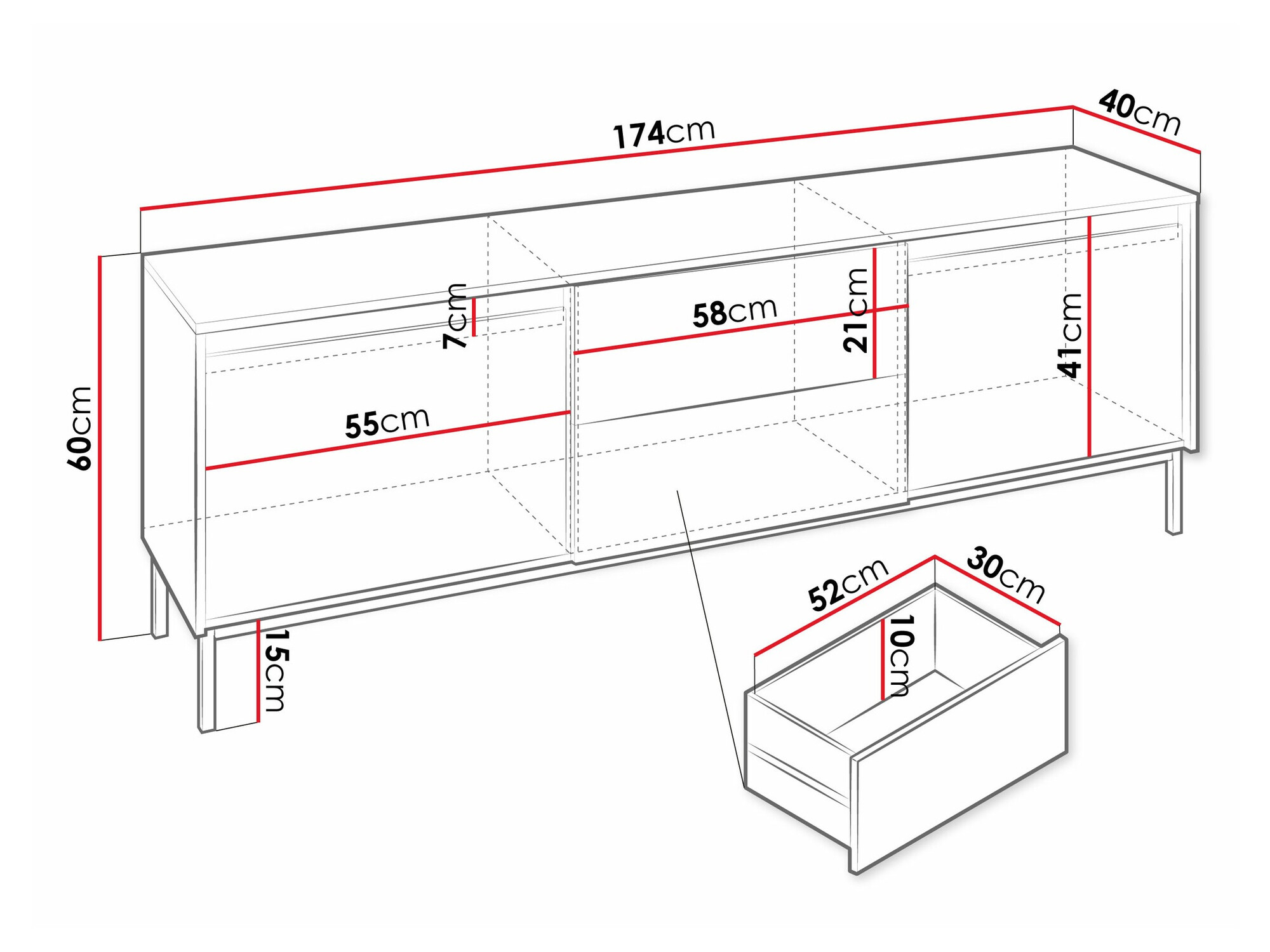 TV-alus Comfivo Delruva 104 (Must)