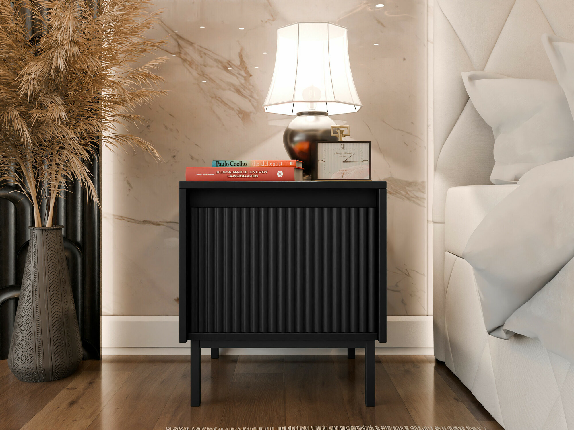 Öökapp Comfivo Delruva (Must)