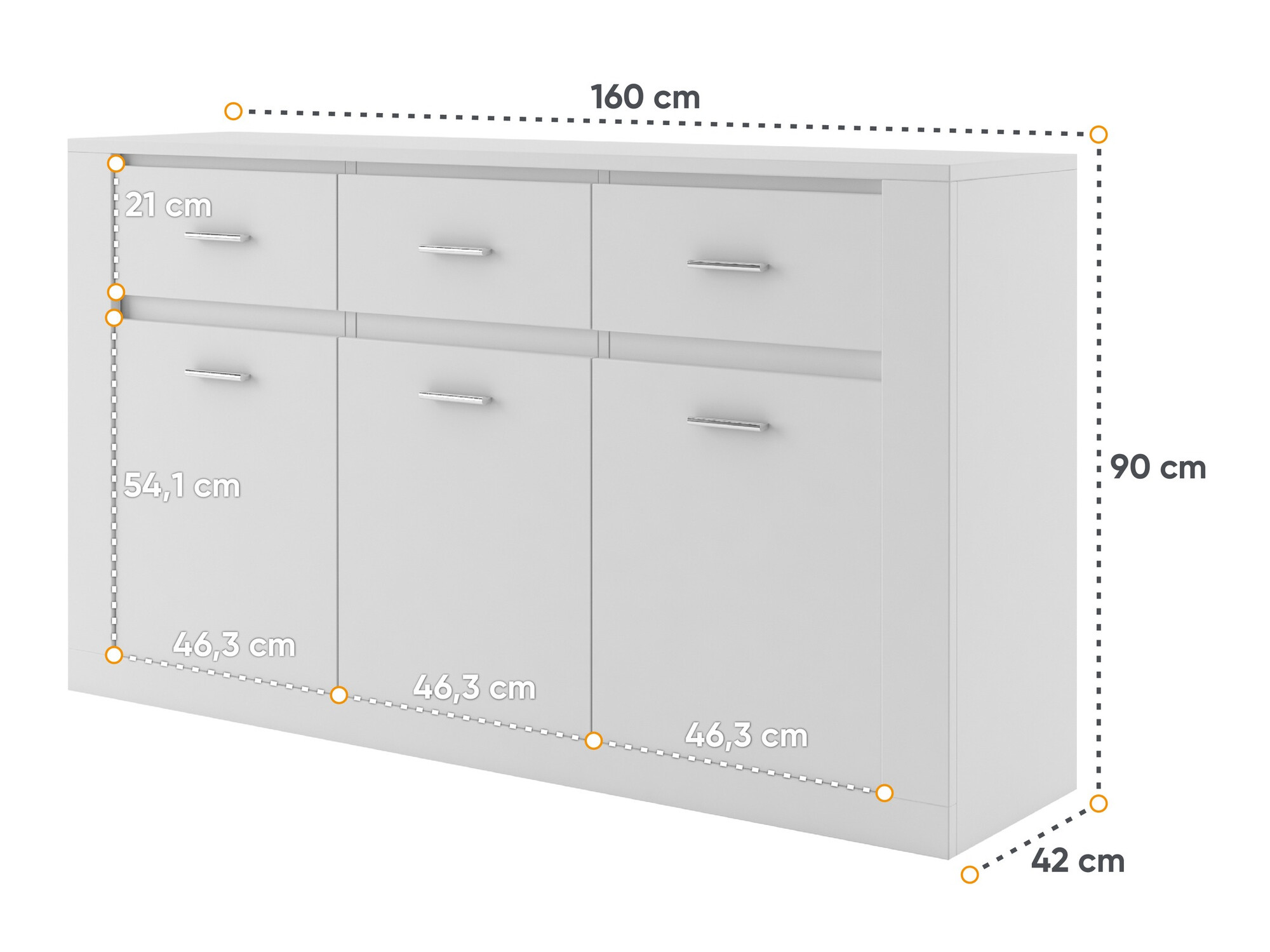 Kummut Fresno 107 (Valge)