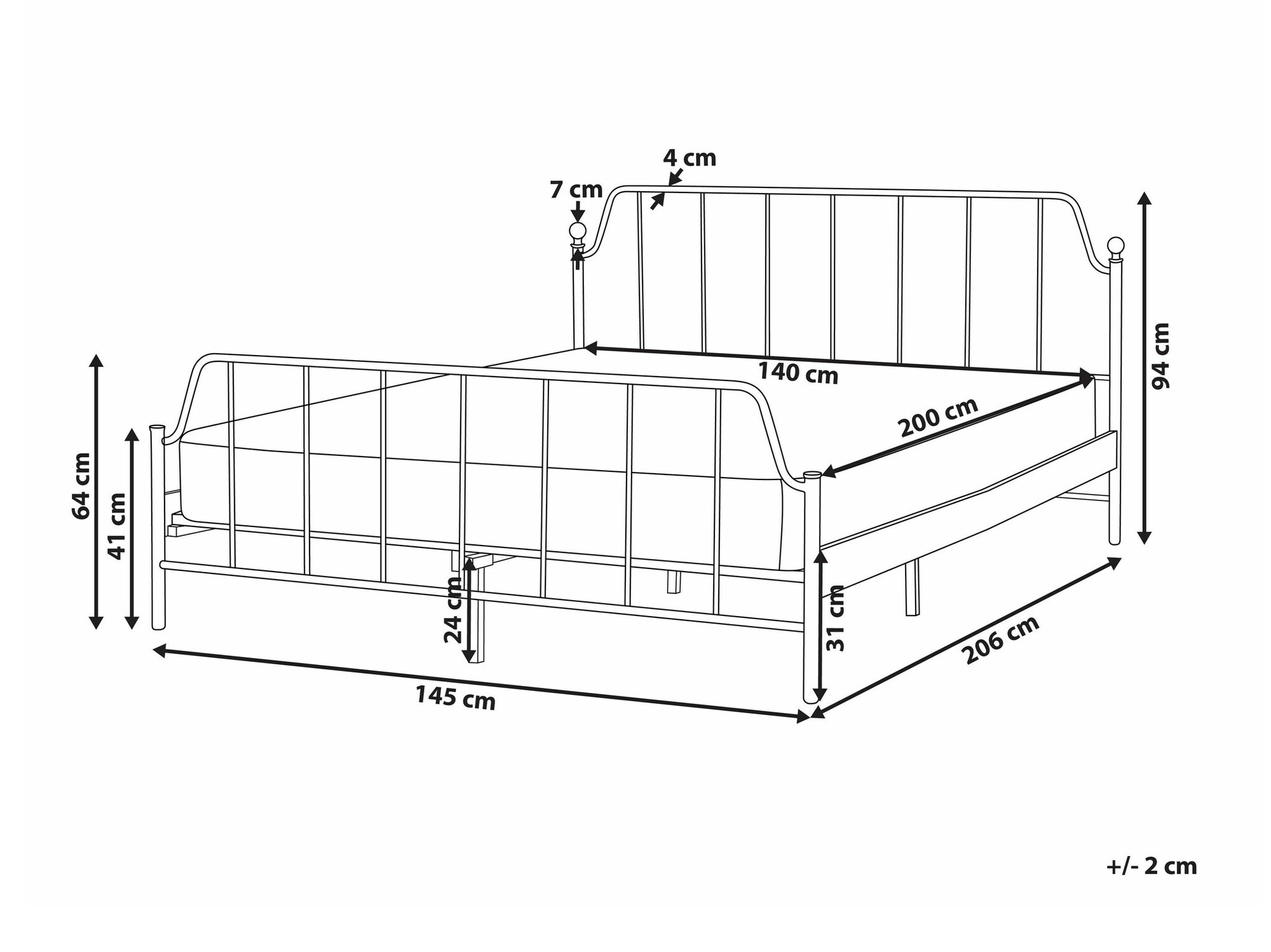 Voodi Berwyn 1993 (Must)