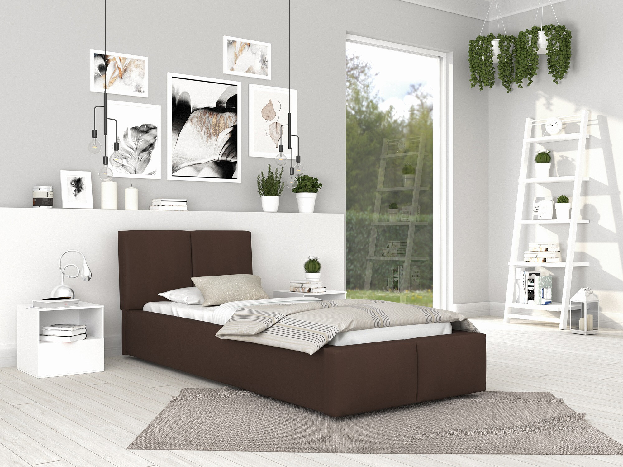 Voodi Fairfield 109 (Pruun)