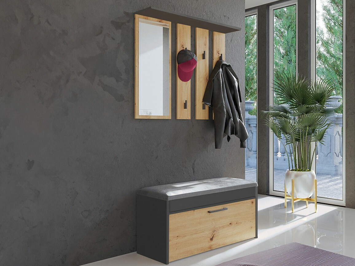 Esikukomplekt Mandeville 218 (Antratsiit + Artisan tamm)