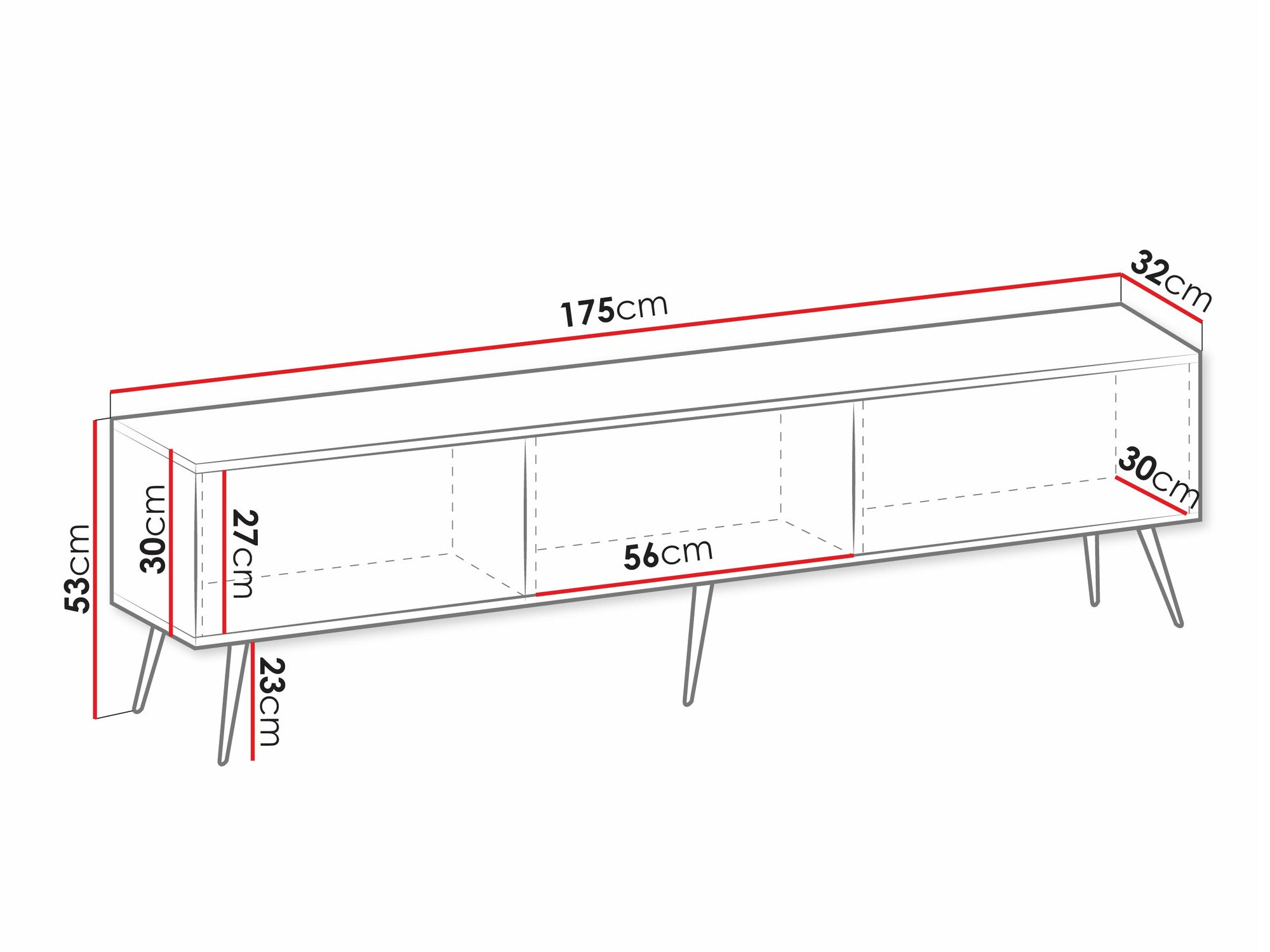 TV-alus Felduno 102 (Must)