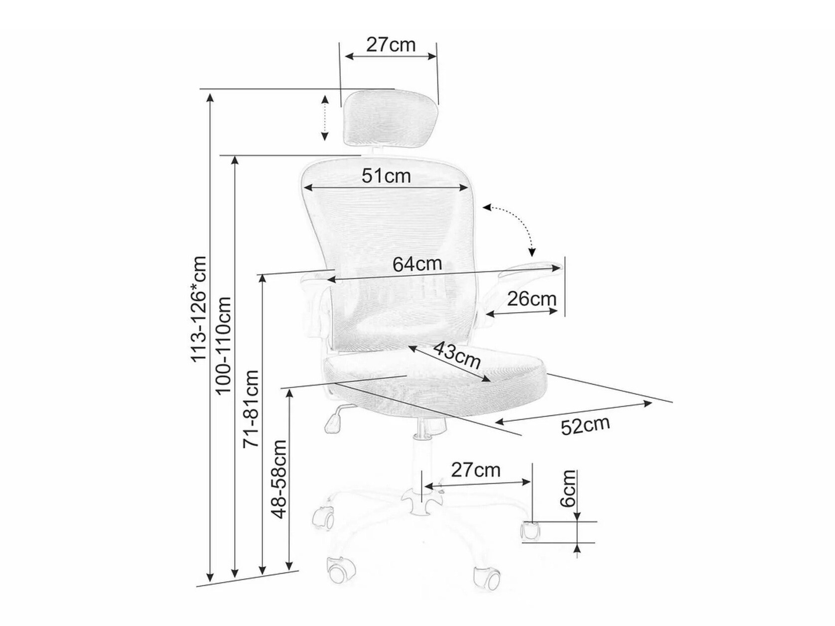 Kontoritool Detroit 118