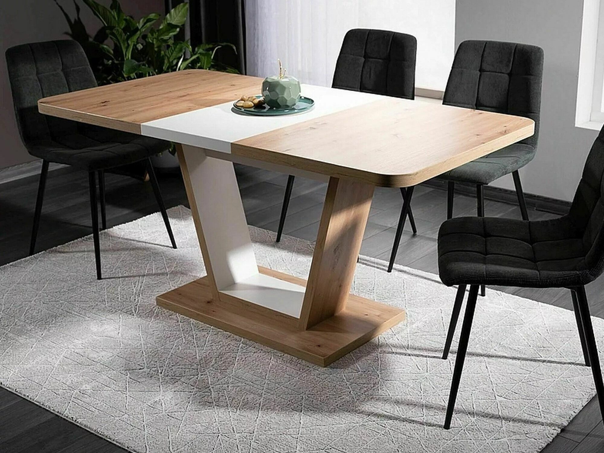 Laud Detroit 135 (Artisan tamm + Valge)