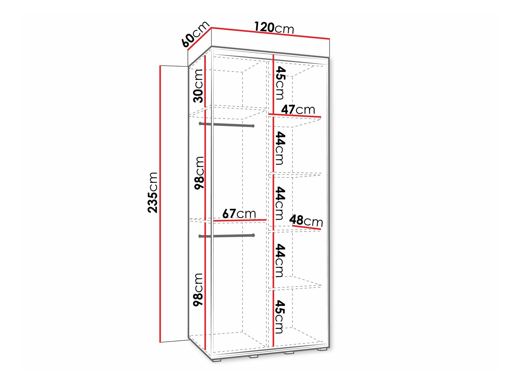 Riidekapp Hartford 495