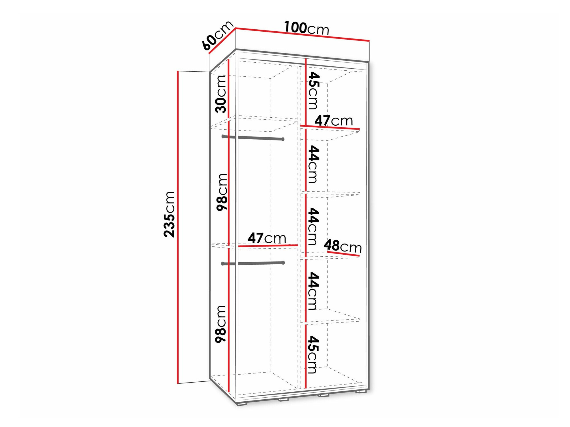 Riidekapp Hartford 496