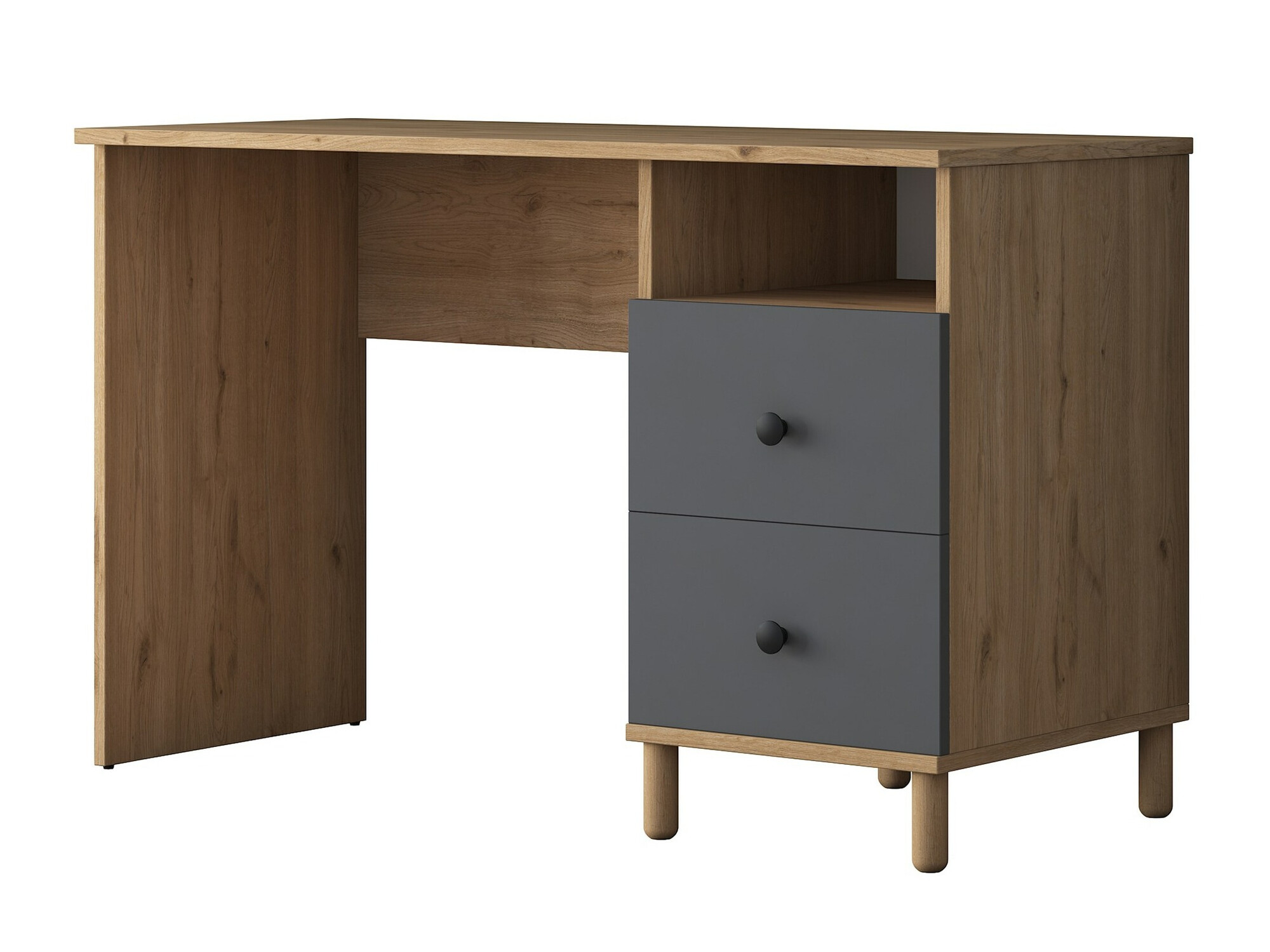 Kirjutuslaud Catdelu 102 (Pähkel + Antratsiit)