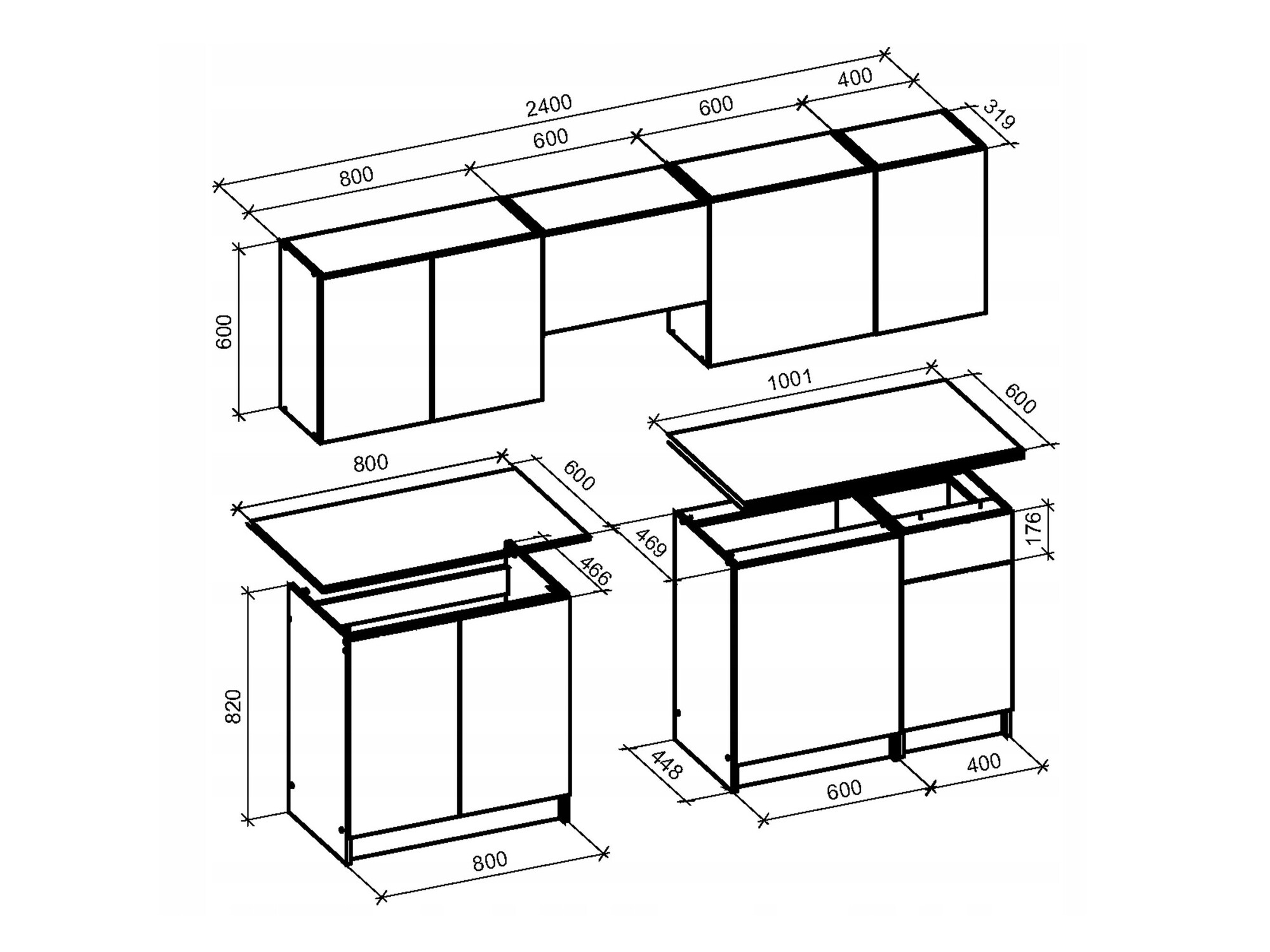 Köögikomplekt Houston 1720