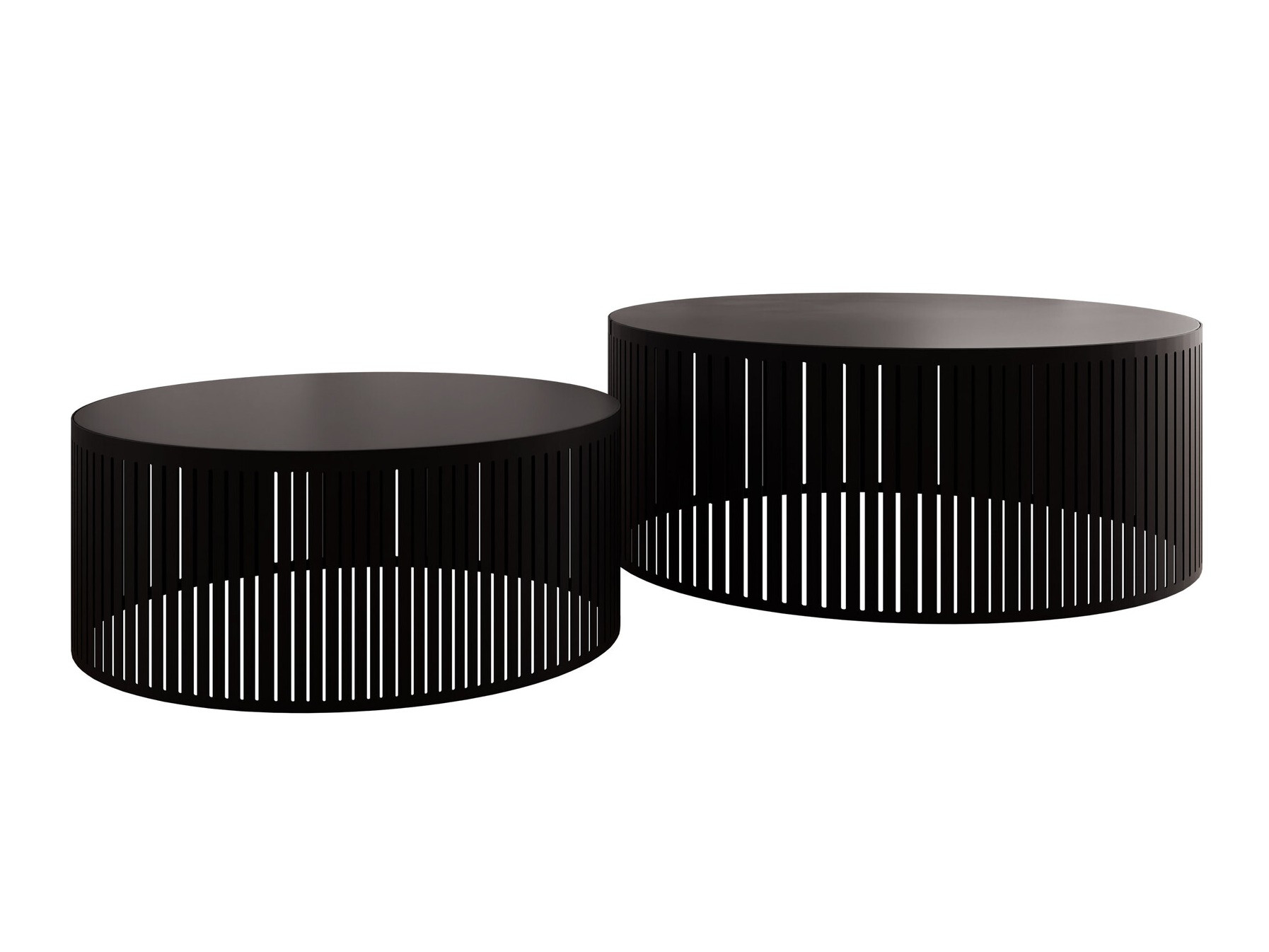 Diivanilaudade komplekt Prunis (Must)