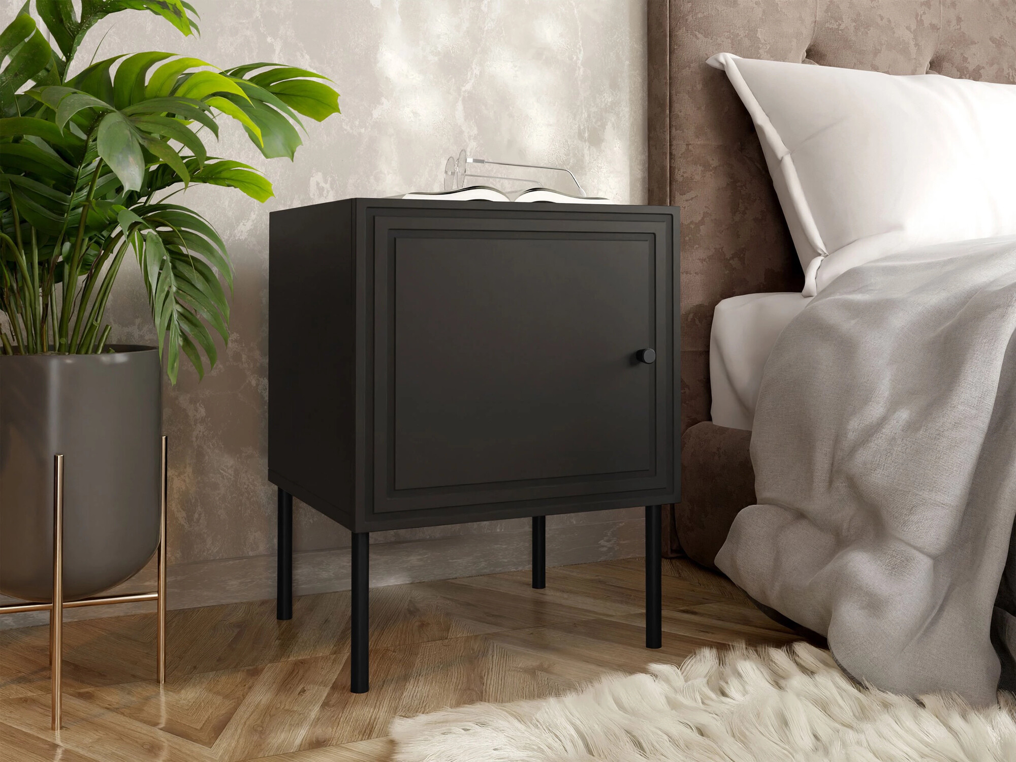 Öökappide komplekt Monciru 104 (Must)